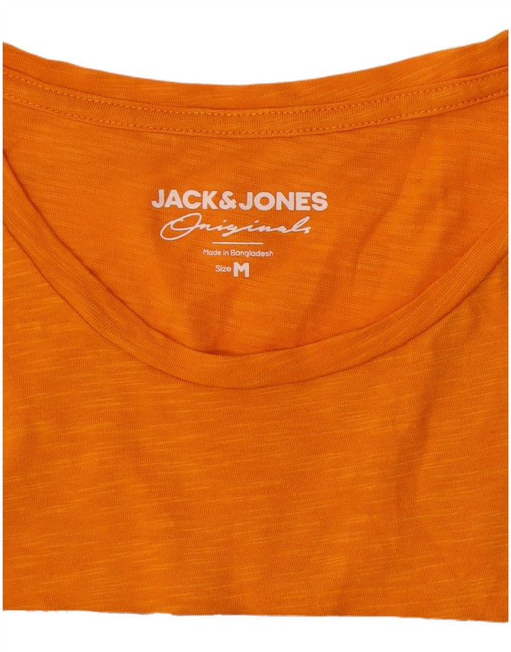 Jack & Jones - Camiseta gráfica para hombre, color naranja medio