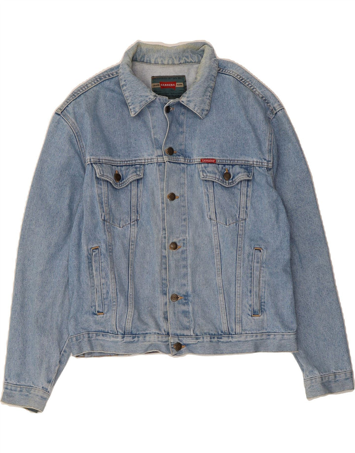 CARRERA Mens Denim Jacket UK 40 Large Blue Vintage Carrera and Second-Hand Carrera from Messina Hembry 