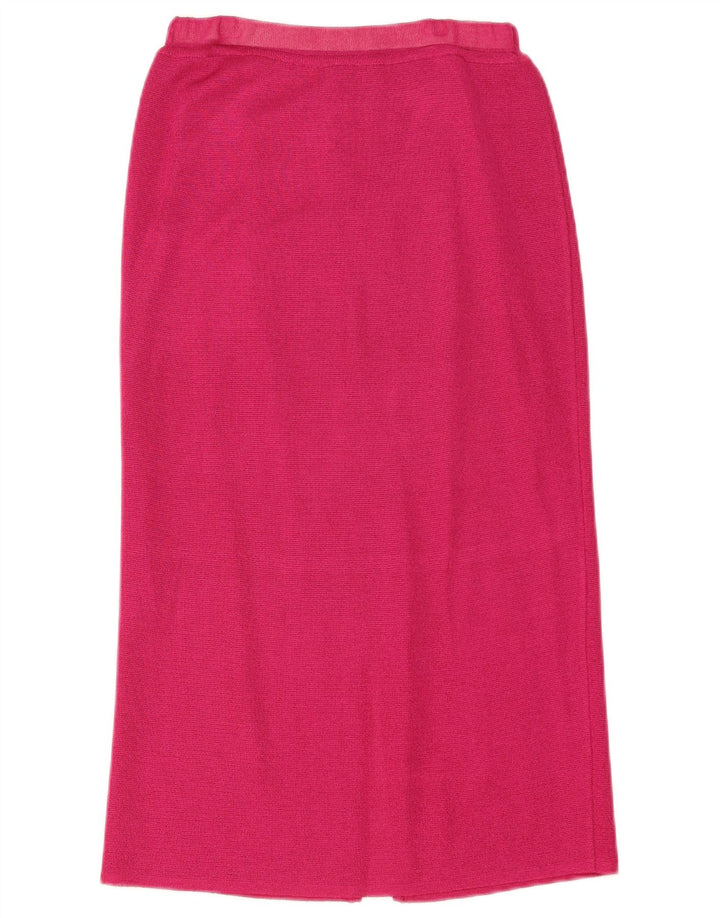 FRANCESCA Falda Midi Mujer Mediana W28 Viscosa Rosa