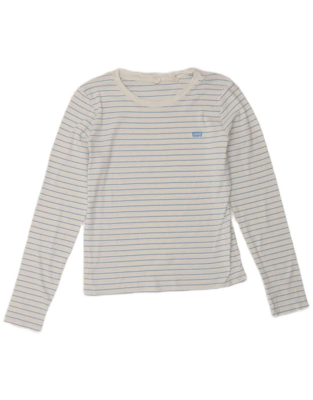 Levi's Top de manga larga para mujer UK 42 Mediano Rayas blancas
