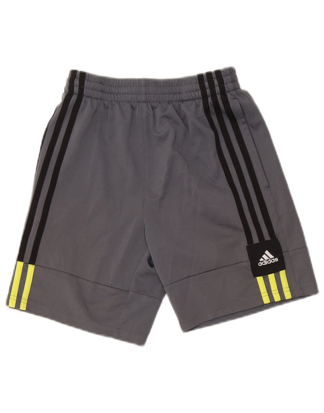 Adidas Pantalón Corto Deportivo Niño 10-11 Años Gris Medio Poliéster