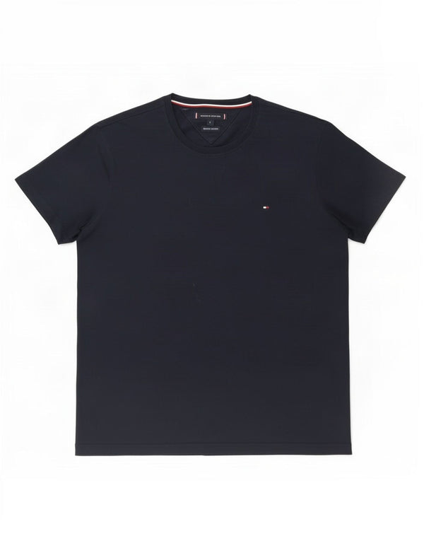 Tommy Hilfiger - Camiseta para hombre, talla grande, color azul marino, algodón