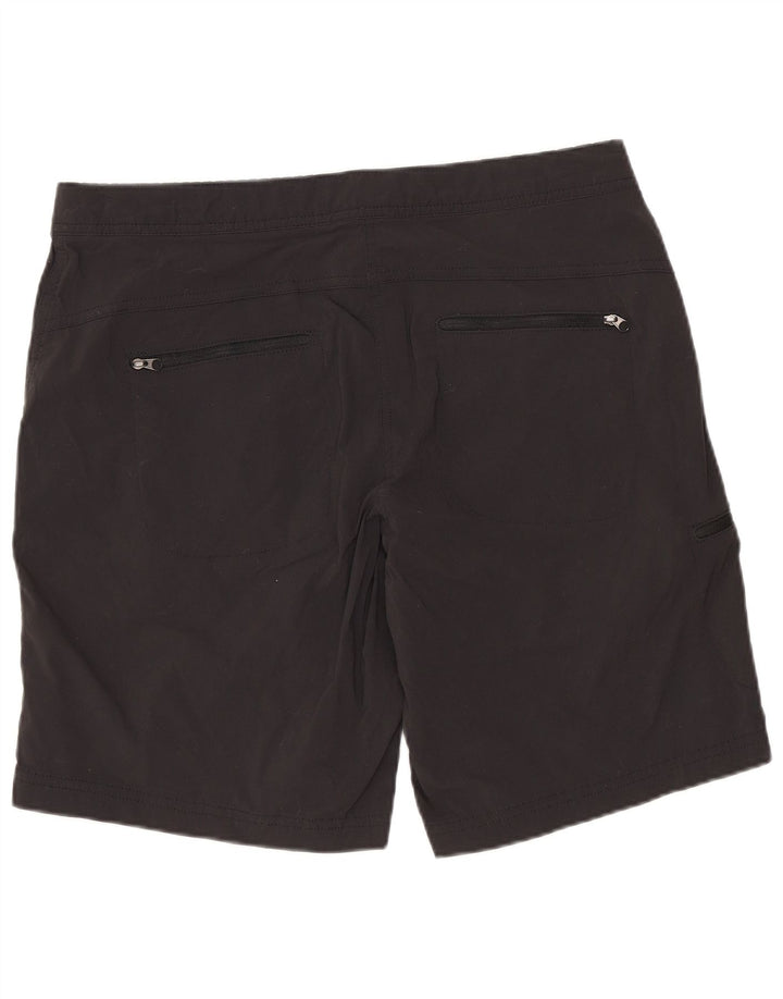 L.L.BEAN Pantalones cortos cargo para mujer US 8 Medium W32 Nylon negro