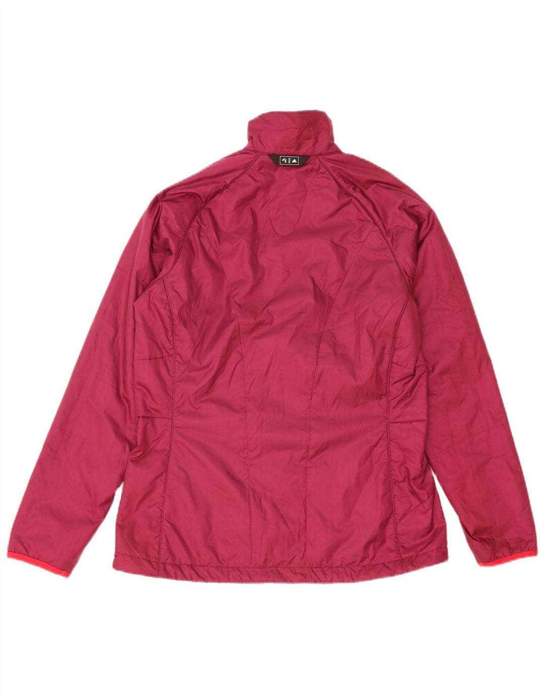 Adidas - Chaqueta acolchada con forro para mujer, talla 40, talla grande, poliéster burdeos