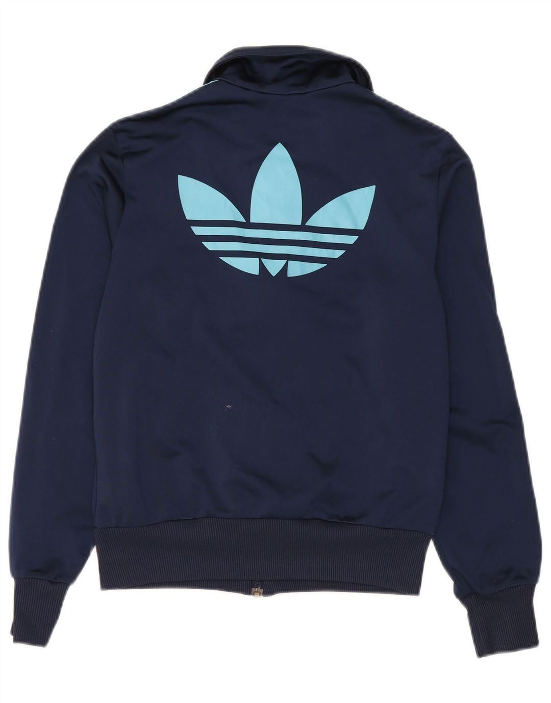 Adidas Chaqueta superior de chándal gráfico para mujer EU 38 Mediano Azul marino Poliéster