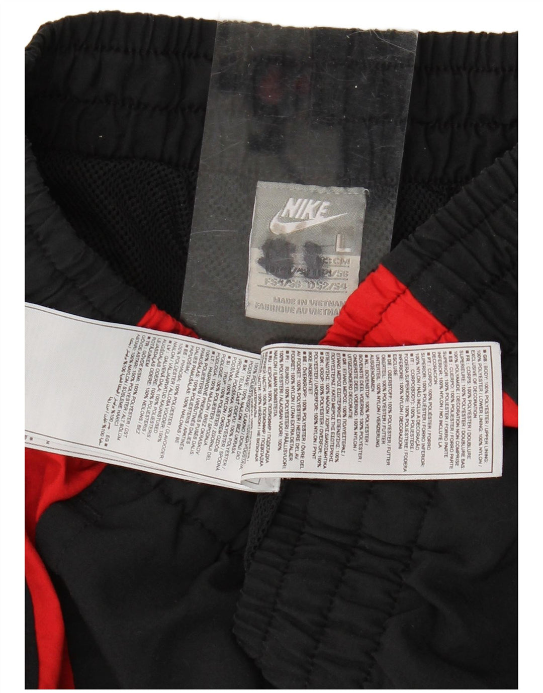 Nike - Pantalón de chándal para hombre (talla grande), color negro, poliéster