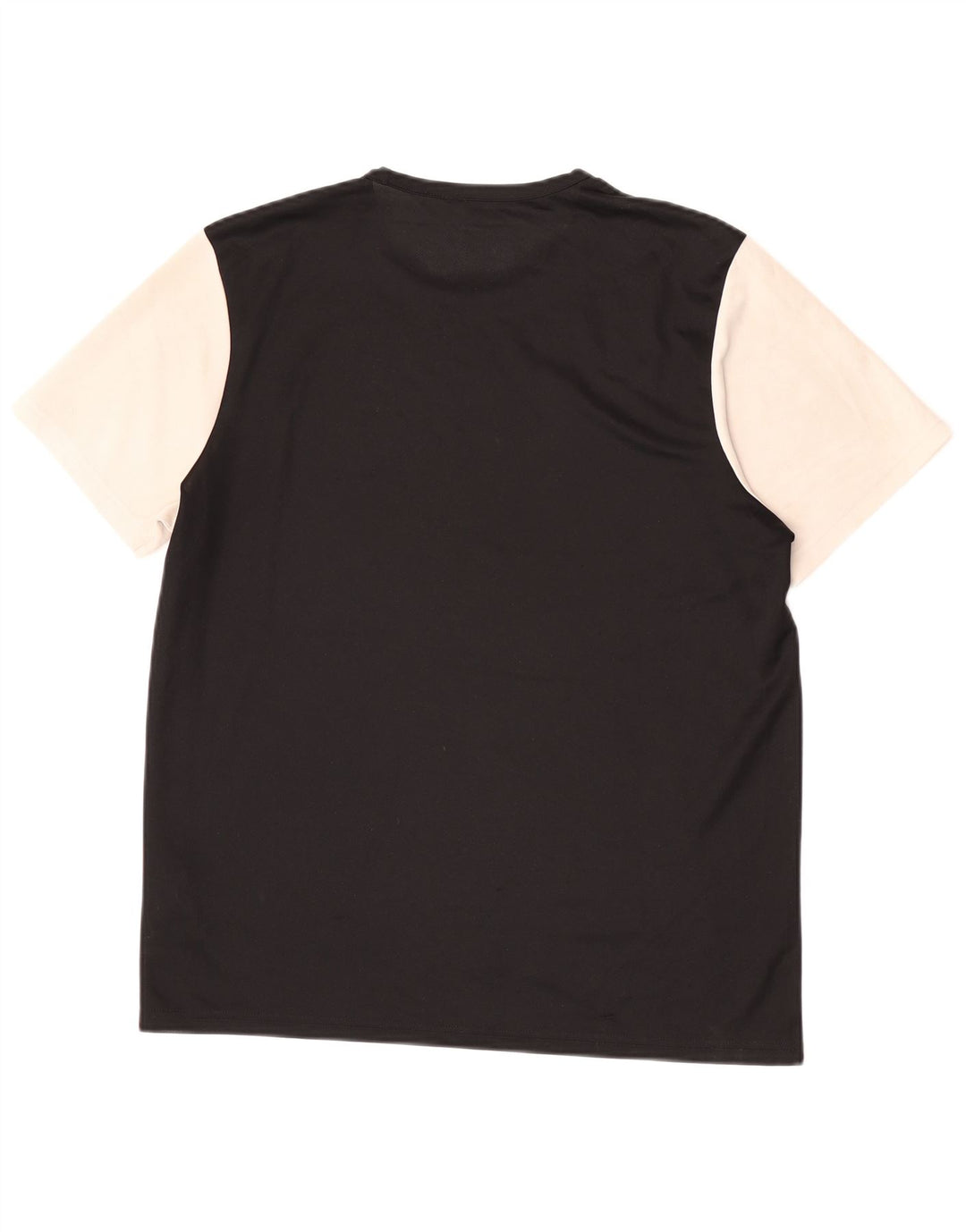 Adidas Hombre Climalite Camiseta Top Grande Negro Colorblock Poliéster
