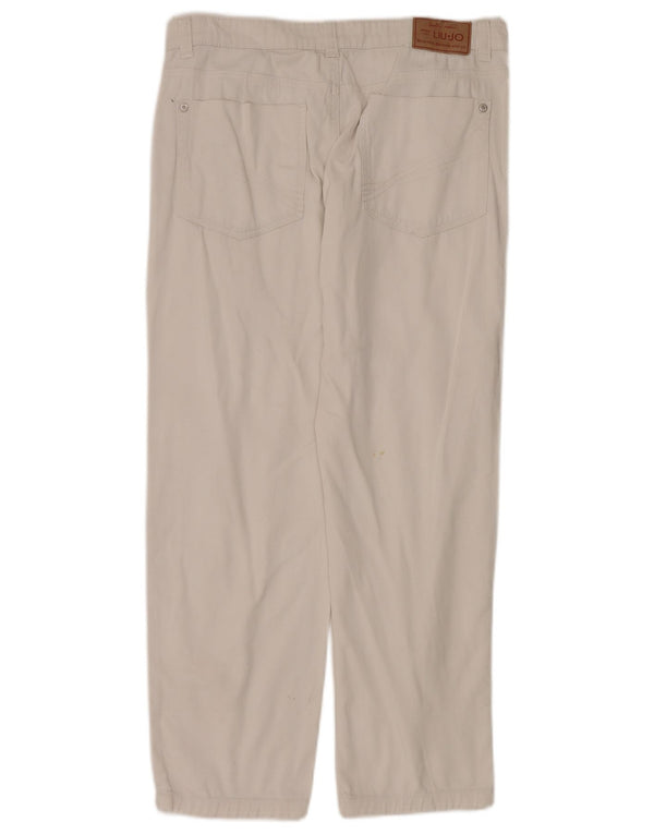 Liu Jo Pantalones Casuales Rectos para Niñas 13-14 Años W30 L27 Algodón Beige