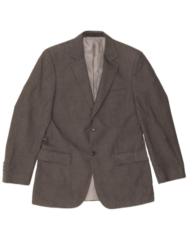 Marks & Spencer Chaqueta tipo blazer a medida con 2 botones para hombre UK 38 Gris medio