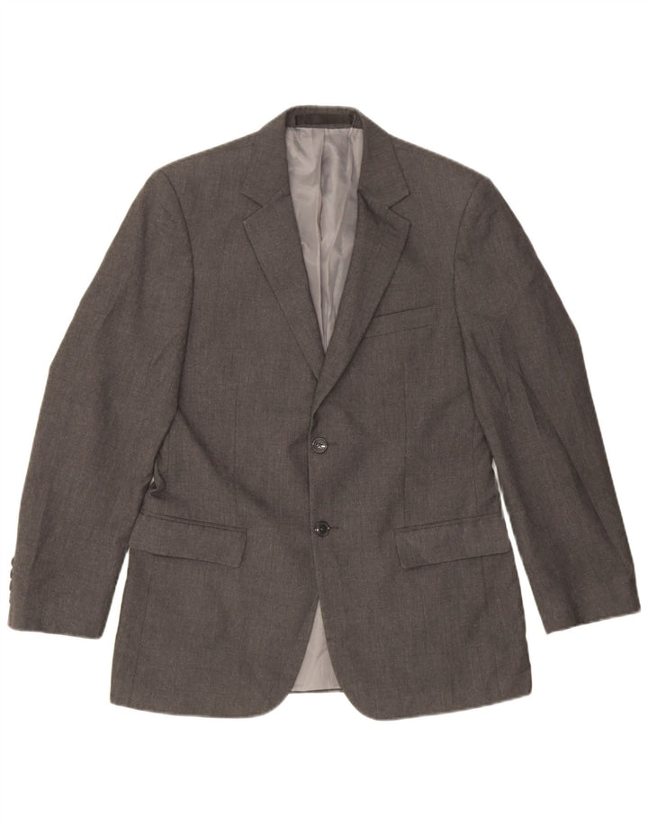 Marks & Spencer Chaqueta tipo blazer a medida con 2 botones para hombre UK 38 Gris medio