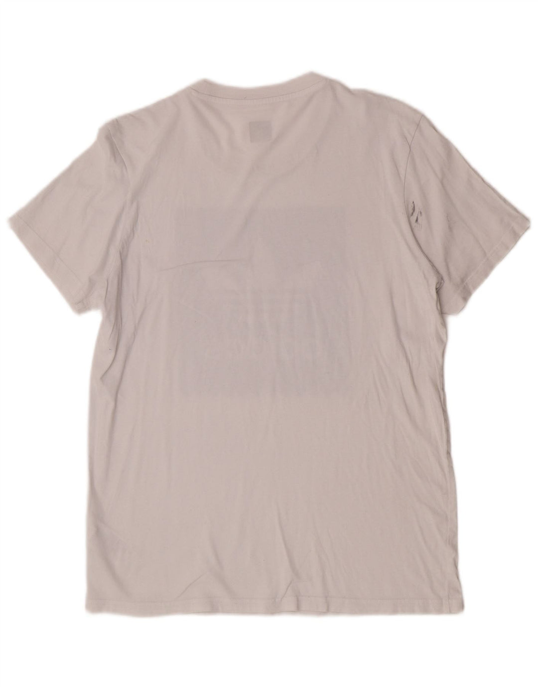 Adidas - Camiseta gráfica para hombre, talla mediana, algodón blanco