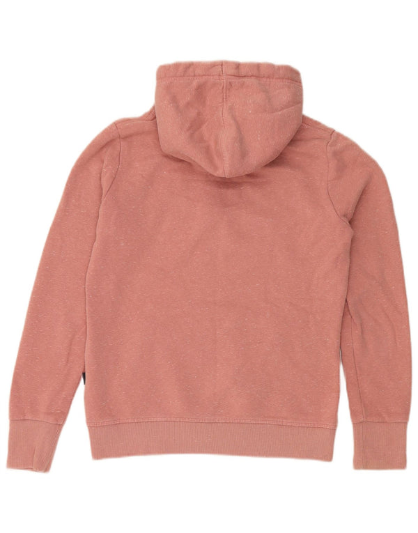 Superdry Jersey con capucha gráfica para mujer Reino Unido 40 Algodón moteado rosa medio