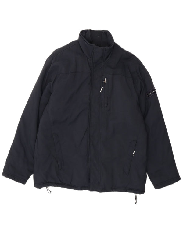 Champion Chaqueta cortavientos para hombre UK 40 Large Poliamida azul marino