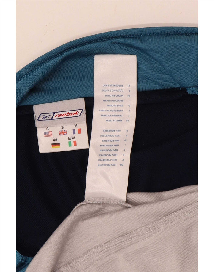 Reebok Chaqueta de chándal holgada para hombre, talla pequeña, color blanco