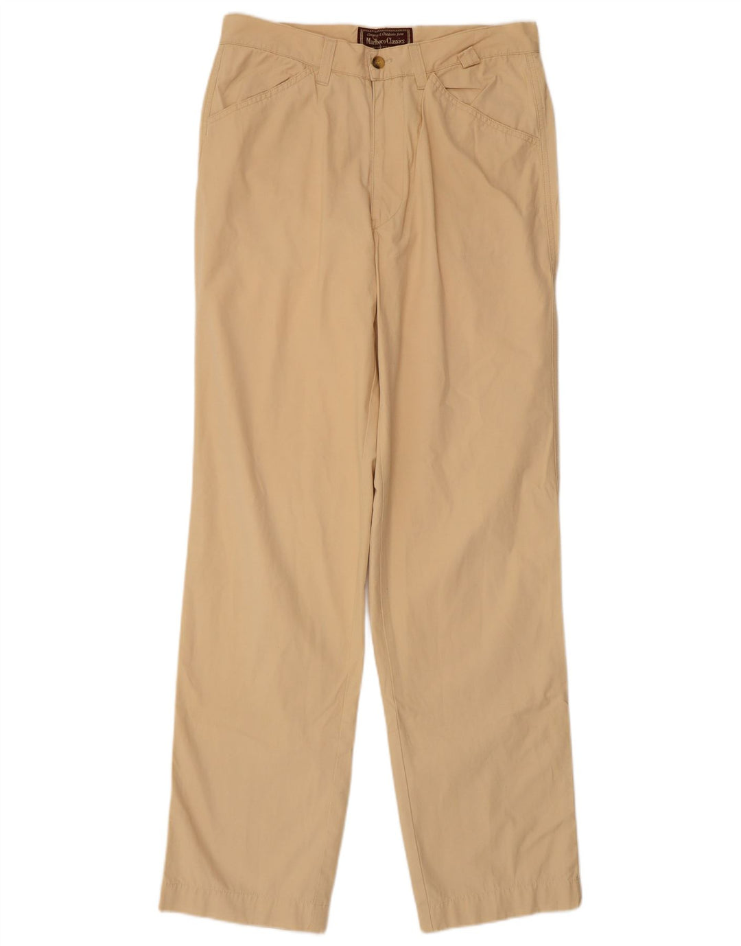 MARLBORO CLASSICS Pantalones casuales rectos para hombre EU 48 Medium W32 L32 Beige