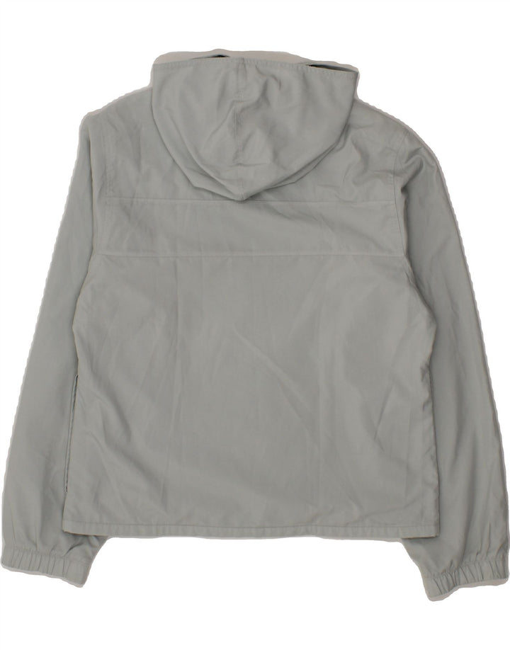ADIDAS Boys Hooded Tracksuit Top Jacket 13-14 Years Grey Polyester Vintage Adidas and Second-Hand Adidas from Messina Hembry 