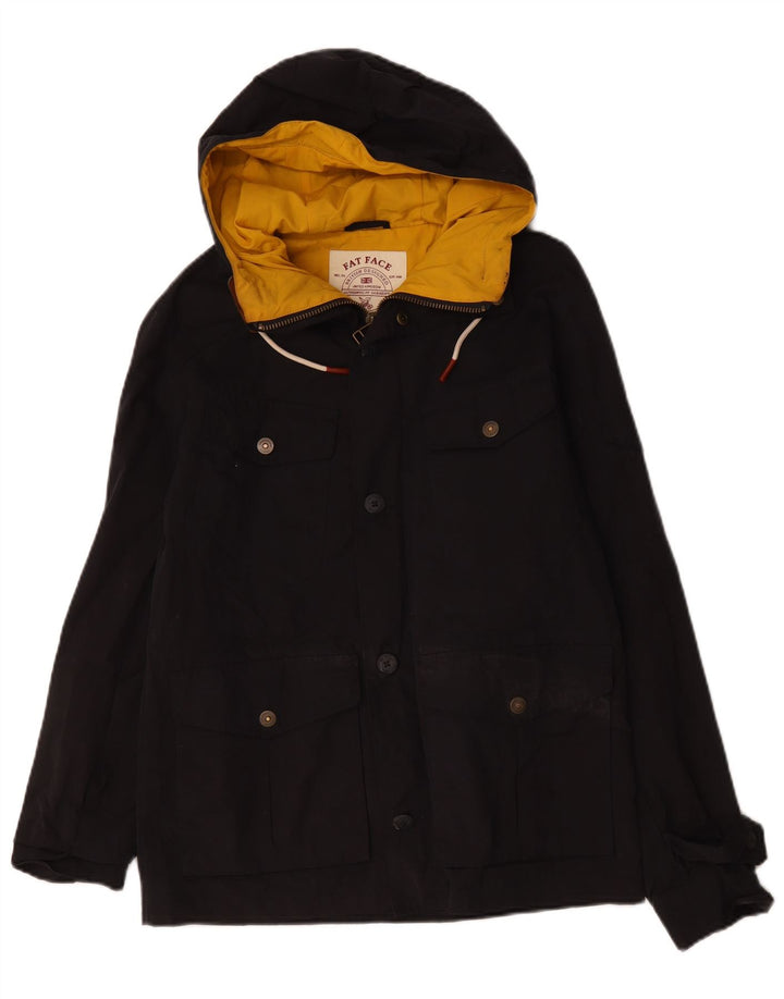 Chaqueta utilitaria con capucha para hombre Fat Face UK 36 Small Azul marino Poliéster