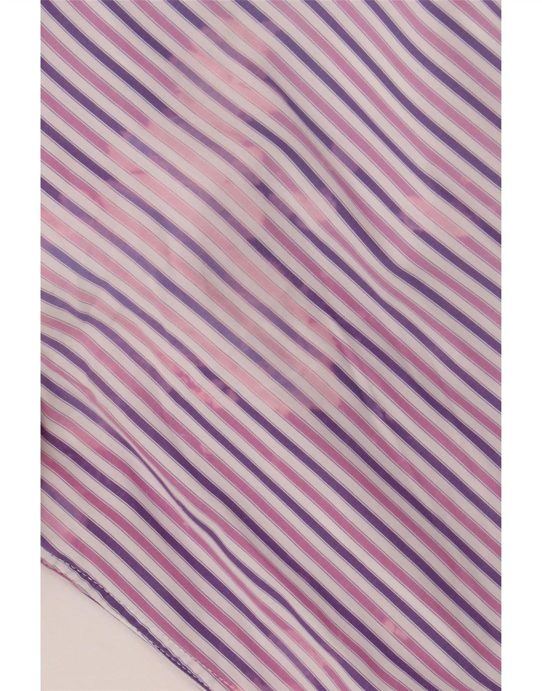 Camisa LACOSTE para hombre talla 39 Algodón a rayas morado medio