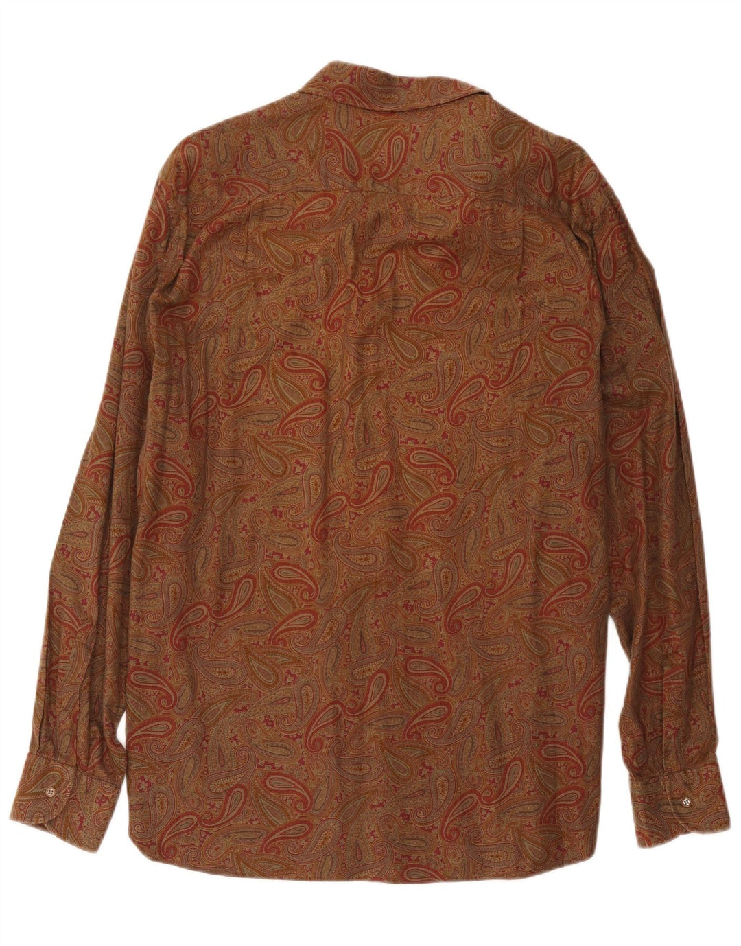 Camisa Pizzarotti Hombre Marrón Medio Paisley