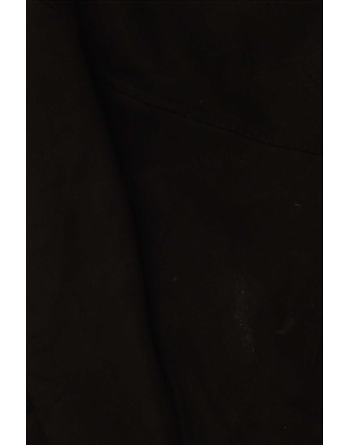 Zara Mujer Abrigo Abierto UK 46 Grande Negro