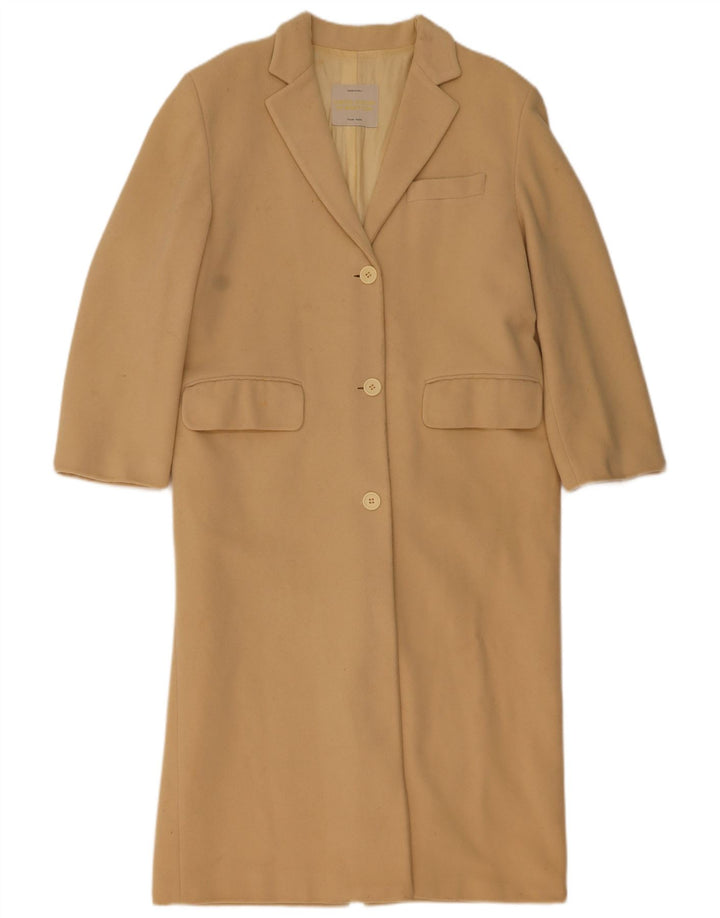 Abrigo Benetton Mujer Holgado IT 42 Lana Beige Medio