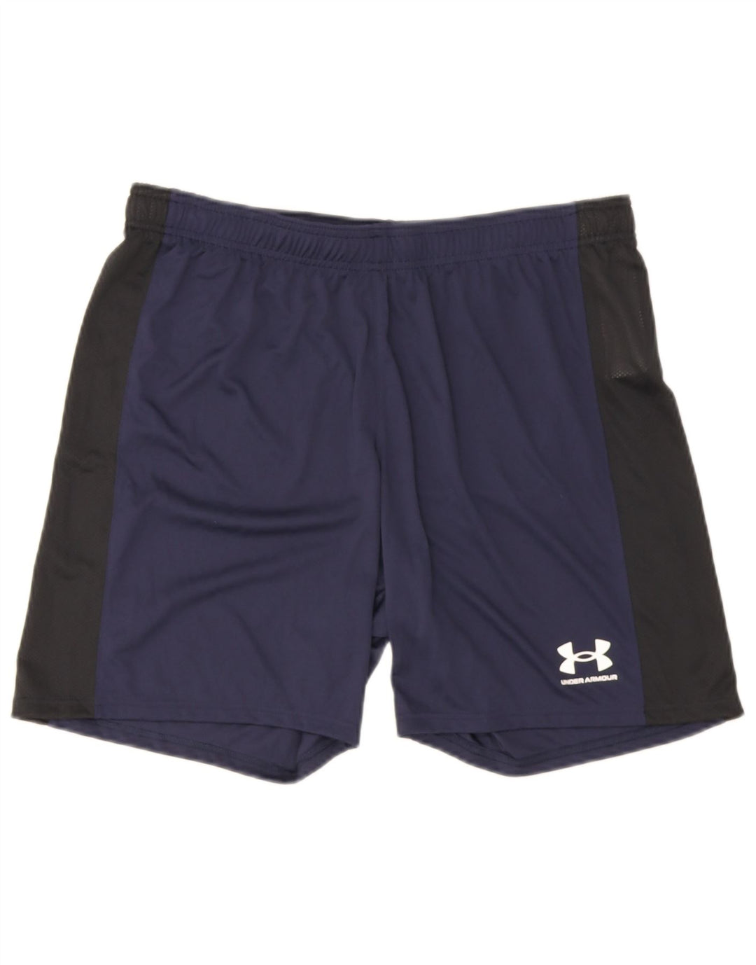 Under Armour Pantalones cortos deportivos para hombre XL Poliéster color block azul marino