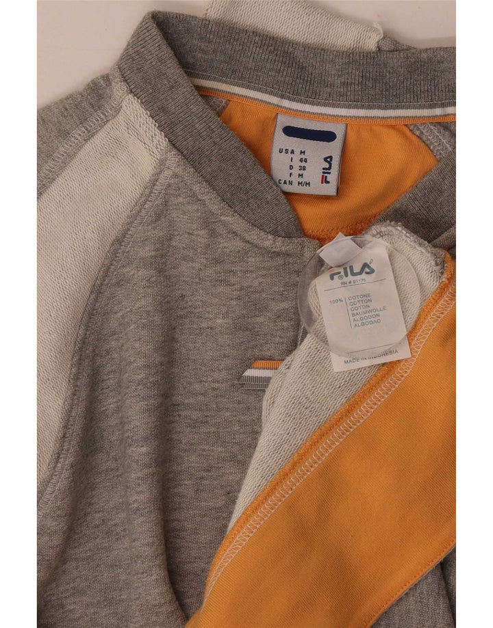 Fila Chaqueta de chándal para mujer IT 44 Medium Grey Colourblock Sports