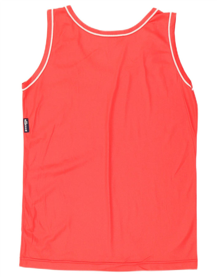 Ellesse Hombre Chaleco Top Medium Rosa Poliamida
