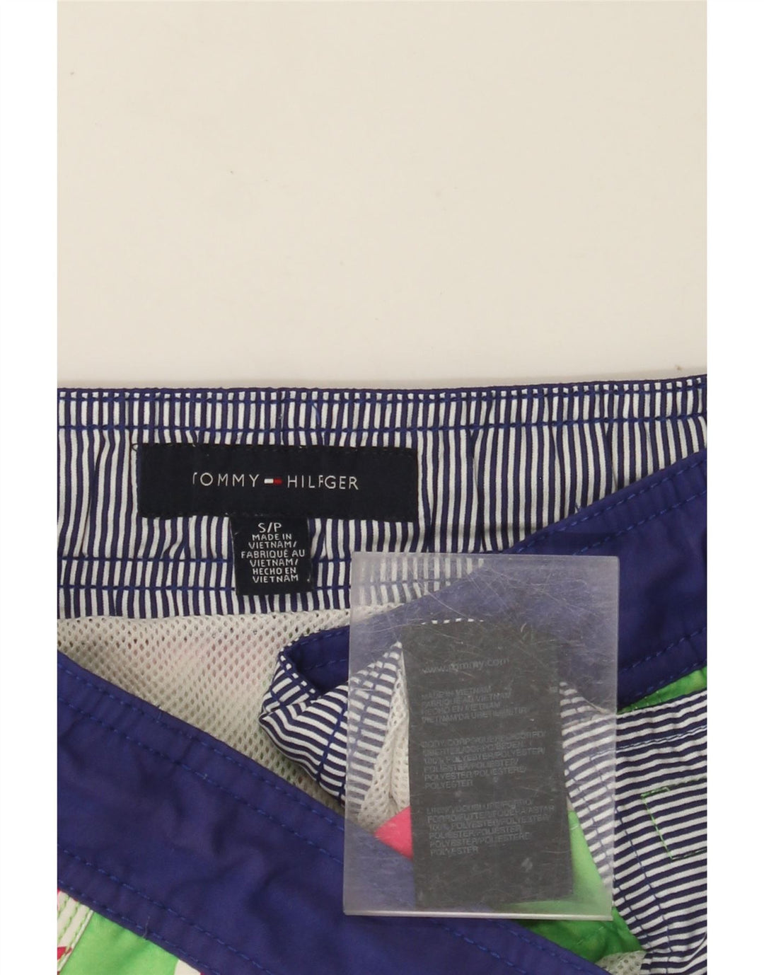 TOMMY HILFIGER Bañador para hombre Small Green Floral Poliéster