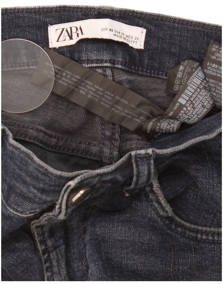 Zara Mens Slim Jeans EU 40 Medium W31 L28 Azul Marino Algodón