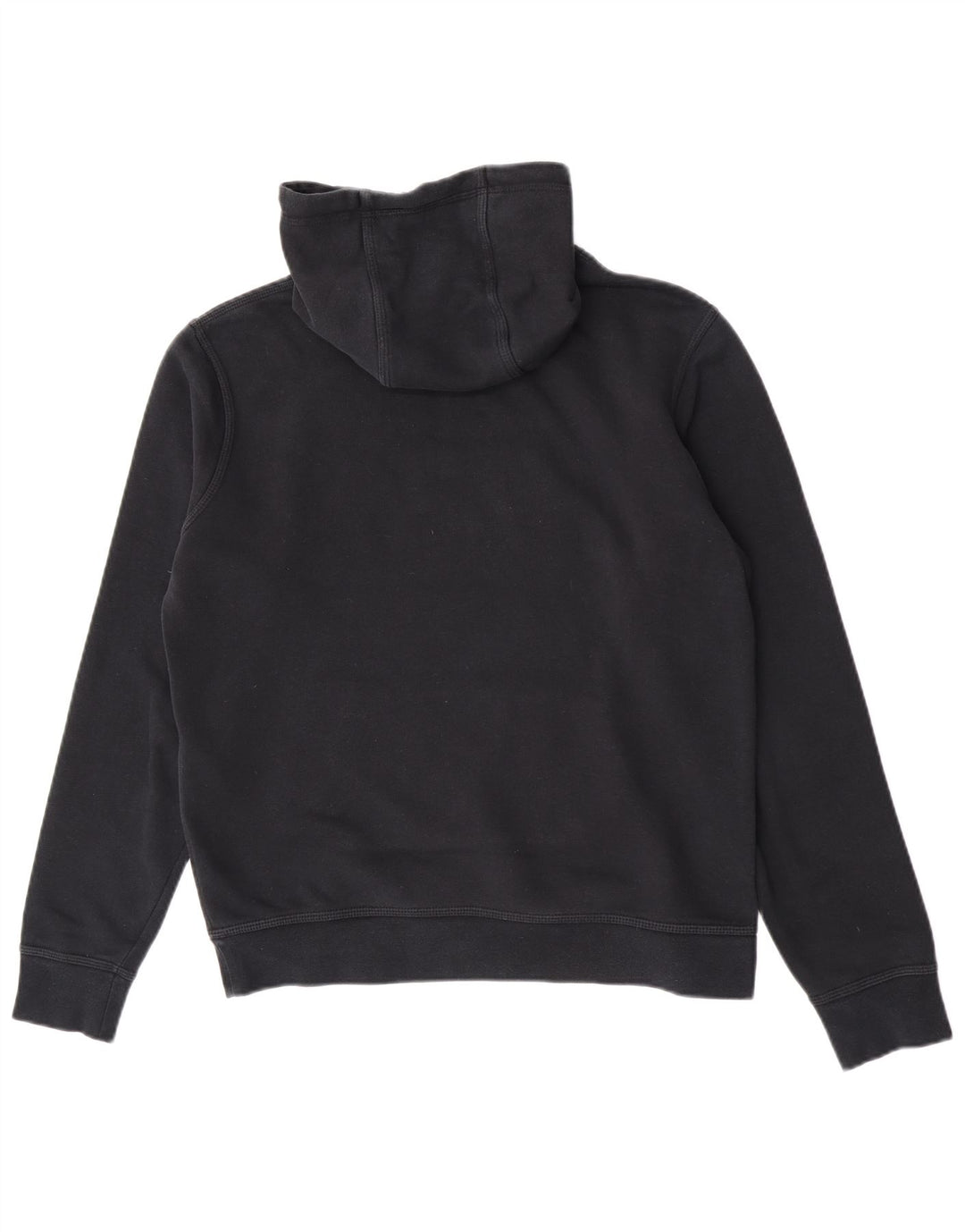 Nike Sudadera con capucha gráfica para hombre, jersey de algodón negro mediano