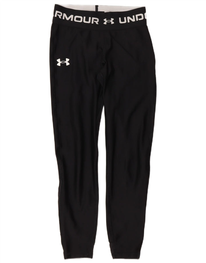 Under Armour Leggings Capri Graphic para mujer UK 4 XS Poliéster negro