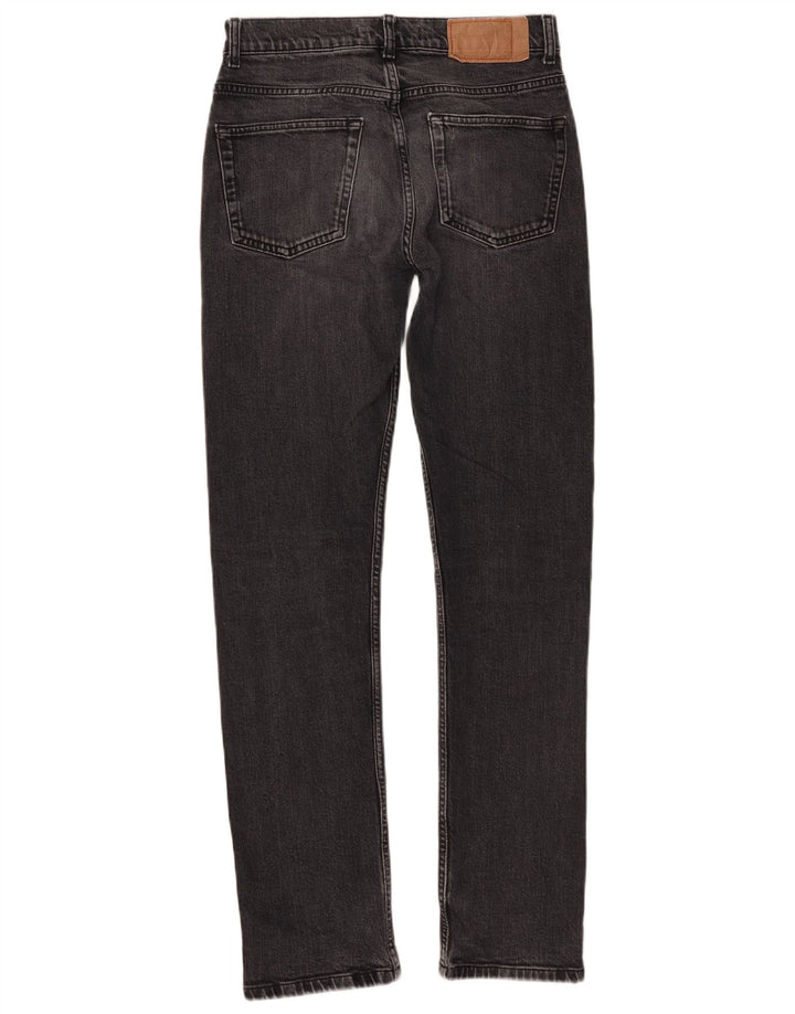 Zara Mens Slim Jeans EU 38 Small W30 L30 Gris Algodón