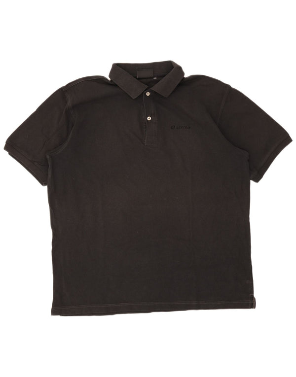 Polo Lotto Hombre 3XL Negro