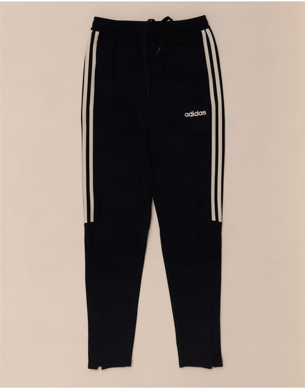 Adidas Mens Climalite Chándal Pantalones Pequeños Azul Marino Poliéster