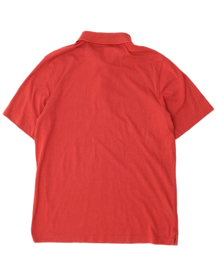 Eddie Bauer Polo Hombre Algodón Rojo Medio