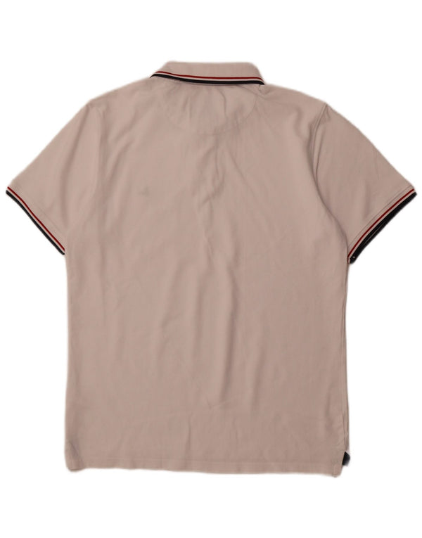 JACK WILLS Polo Hombre Algodón Blanco Mediano