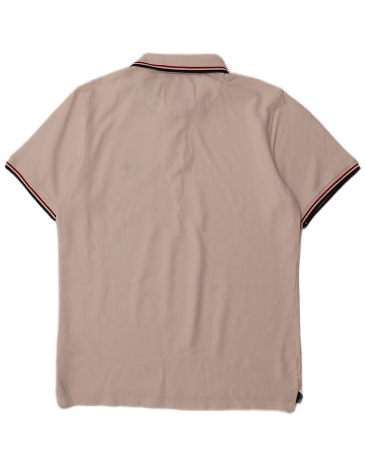 JACK WILLS Polo Hombre Algodón Blanco Mediano