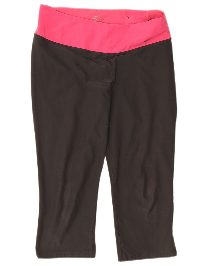 Nike Leggings capri Dri Fit para mujer UK 40 Poliéster color gris medio