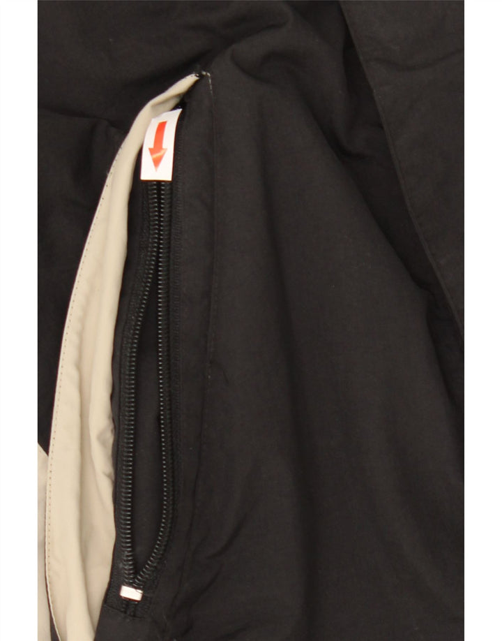 Kappa Chaqueta de esquí para hombre UK 40 Large Black Colourblock Poliamida