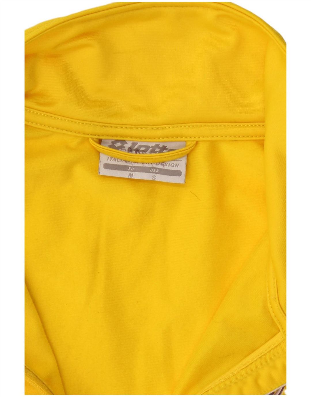 Lotto Hombre Chaqueta Top De Chándal Poliéster Color Block Amarillo Medio