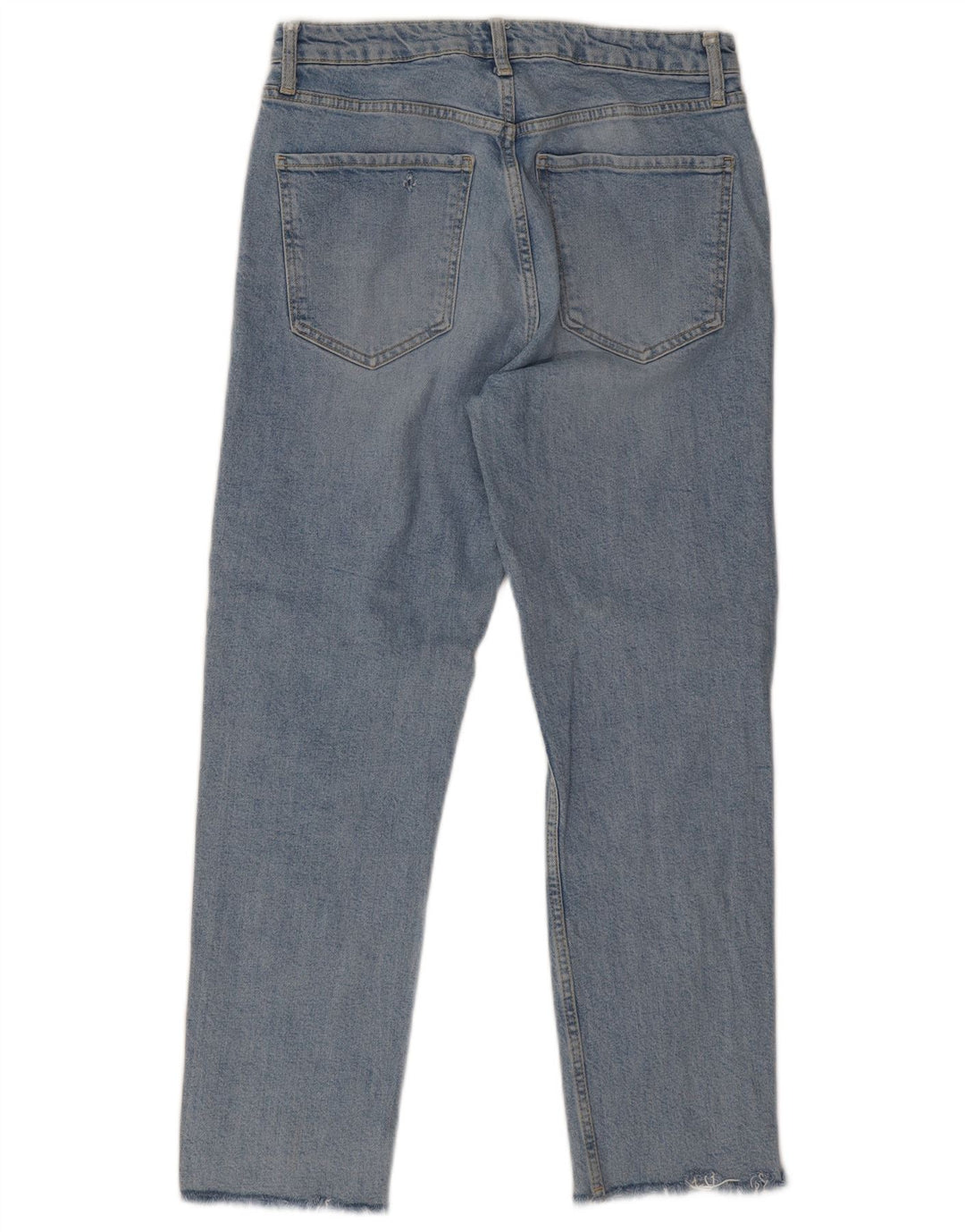 Zara Jeans Rectos Mujer EU 40 Medium W30 L26 Algodón Azul