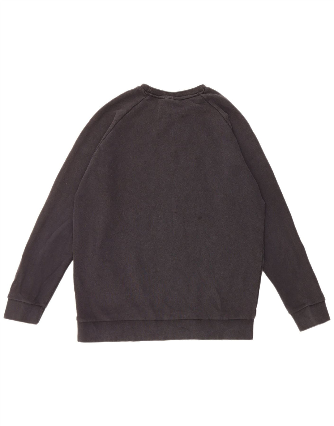 Adidas Hombre Sudadera Jumper Grande Negro Algodón
