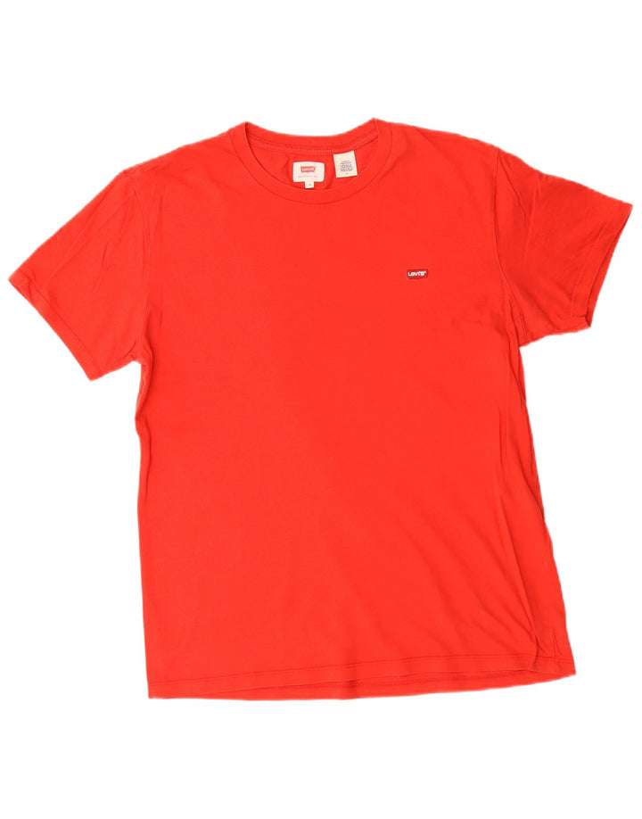 LEVI'S Mens T-Shirt Top Medium Red Cotton