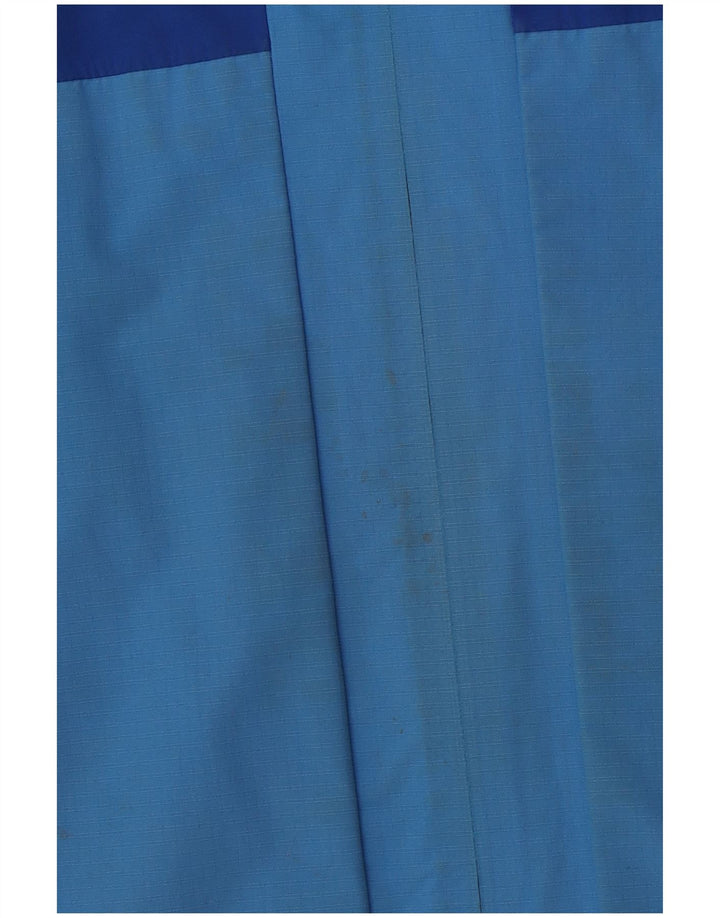 COLUMBIA Chaqueta impermeable con capucha Omni-Tech para hombre UK 38 Azul medio Colorblock