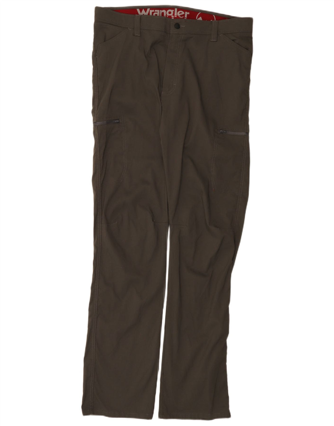 WRANGLER Pantalones cargo rectos para hombre W36 L34 Nylon gris