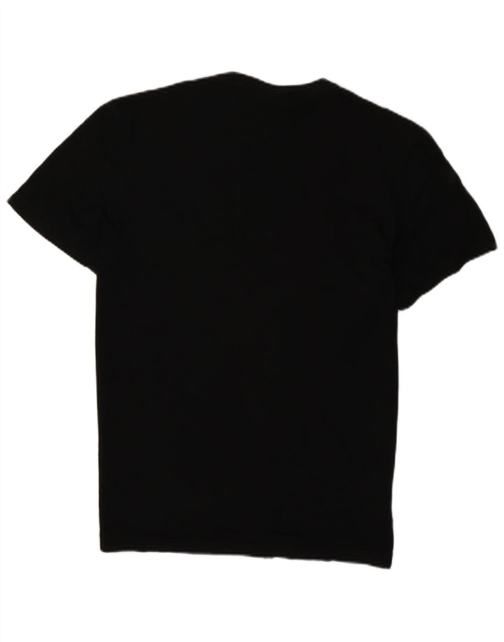 Lacoste Camiseta de corte regular para hombre talla 4 mediana algodón negro