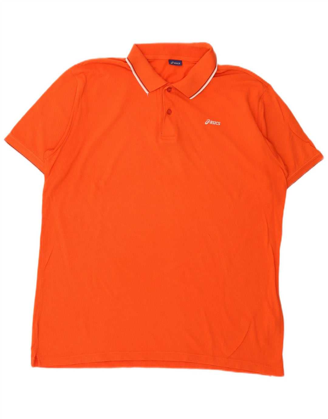Polo Asics Hombre XL Naranja Algodón