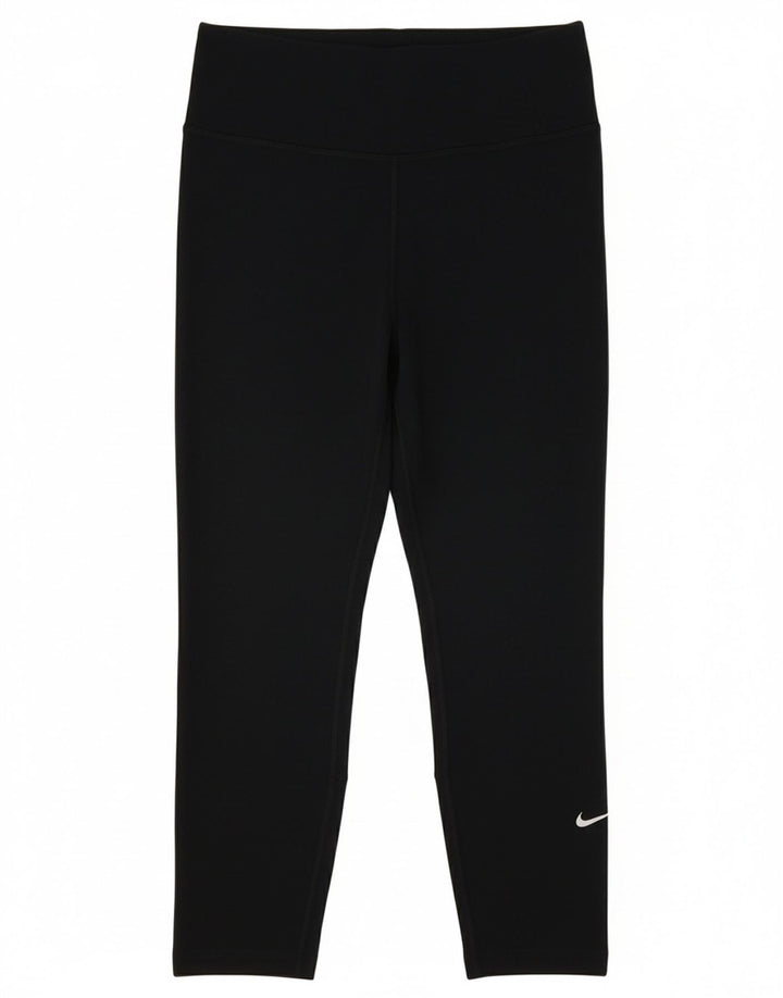 Nike - Leggings capri Dri Fit para mujer, talla 8, color negro