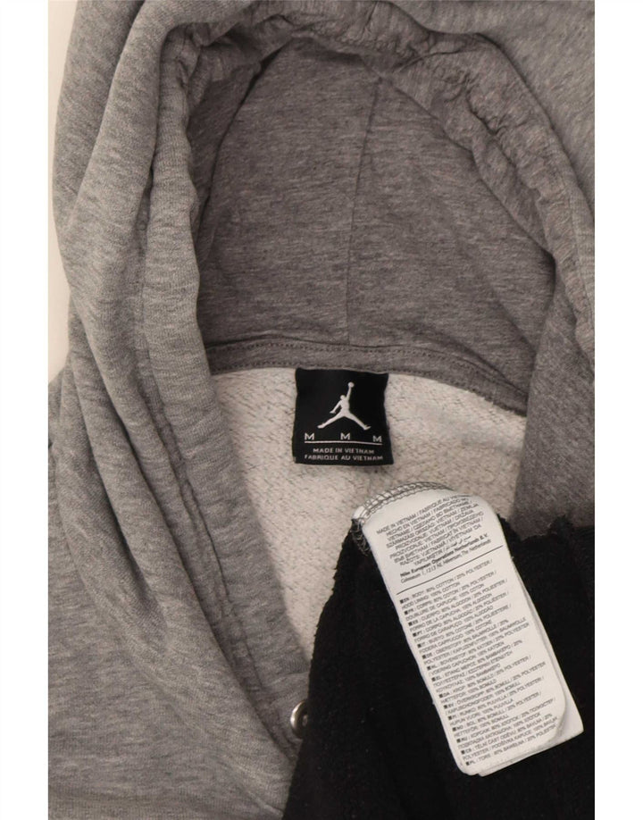 Jordan Hombre Sudadera Con Capucha Y Estampado De Algodón Gris Medio Color Block